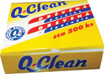 Q-Clean špáradlá drevenné 500 ks - Cukrárenský košíček biely 100 ks priemer 35 x 20 mm | Teta drogérie eshop