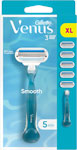 Venus Smooth strojček + 5 holiacich hlavíc - Teta drogérie eshop