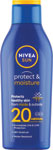 Nivea Sun Protect & Moisture hydratačné mlieko na opaľovanie OF 20 200 ml - Teta drogérie eshop