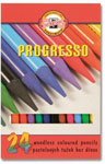 KOH-I-NOOR pastelky v laku Progresso 24 ks - KOH-I-NOOR pastelky Triocolor trojhranná 7.0 mm 24 ks | Teta drogérie eshop