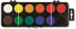 KOH-I-NOOR farby vodové v čiernom 30 mm 12 farieb - Teta drogérie eshop