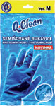 Q-Clean semišované rukavice pre domácnosť veľkosť M - Ambulex vinylové rukavice nepudrované veľ. M 100 ks | Teta drogérie eshop
