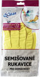 Q-Clean semišované rukavice pre domácnosť veľkosť M - Teta drogérie eshop