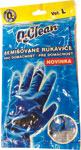 Q-Clean semišované rukavice pre domácnosť veľkosť L - Ambulex vinylové rukavice nepudrované veľ. L 100 ks | Teta drogérie eshop