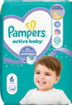 Pampers Active Baby detské plienky veľkosť 6 13-18 kg 44 ks - Teta drogérie eshop