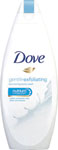 Dove sprchový gél 250 ml Exfoliating - Mitia soft care sprchový krém Silk satin 400 ml | Teta drogérie eshop