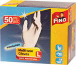 Fino jednorazové rukavice veľkosť L 50 ks  - Spontex Goldfinger jednorázové latexové rukavice S/M 12 ks | Teta drogérie eshop