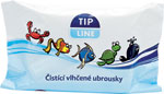 Tip Line čistiace vlhčené obrúsky 60 ks - Pampers Wipes vlhčené utierky Sensitive 12 x 52 ks = 624 ks | Teta drogérie eshop