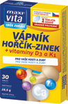 MaxiVita Vápnik + Horčík + Zinok 30 tbl - Teta drogérie eshop