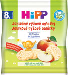 HiPP BIO Jablkové ryžové oblátky 30 g - Bebivita oplátka Hruška Jablko 25 g | Teta drogérie eshop