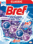 Bref tuhý WC blok Power Aktiv Lavender 50 g