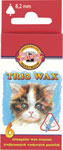 KOH-I-NOOR pastelky voskové Trio Wax 8,2 mm 6 ks - Teta drogérie eshop