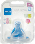 MAM cumeľ na fľašu 6+ prietok č.X - Canpol dojčenská fľaša plast tvarovaná Afrika 3 m+ 120 ml | Teta drogérie eshop
