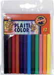 KOH-I-NOOR pastelky Plasticolor PE 12 ks - KOH-I-NOOR pastelky školská zviera 3555 36 ks | Teta drogérie eshop
