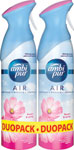 Ambi Pur osviežovač vzduchu Flowers & Spring 2 x 300 ml - Q-Power osviežovač vzduchu svieža bavlna 2v1 300 ml | Teta drogérie eshop