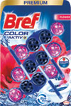 Bref tuhý WC blok Color Aktiv Flower 3 x 50 g - Teta drogérie eshop