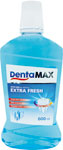 DentaMax ústna voda bez alkoholu extra fresh 600 ml - Listerine ústna voda Coolmint Mint 500 ml  | Teta drogérie eshop
