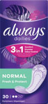 Always intímne vložky Normal Fresh & Protect 30 ks - Teta drogérie eshop
