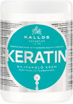 Kallos KJMN maska na vlasy s keratínom a mliečnou bielkovinou Keratín 1000 ml - Gliss hydratačná maska Performance Treat 4v1 400 ml | Teta drogérie eshop