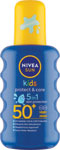 Nivea Sun Protect & Care detský farebný sprej na opaľovanie OF 50+ 200 ml - Teta drogérie eshop