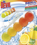 Dr. Devil Bicolor WC blok 5Ball Lemon fresh 1x35 g Lemon fresh - Teta drogérie eshop