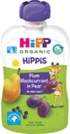 HiPPis BIO 100% ovocie  Hruška-Čierne ríbezle-Slivka 100 g