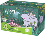 Happy detské plienky Maxi 132 ks - Pampers Active baby detské plienky veľkosť 4 76 ks | Teta drogérie eshop