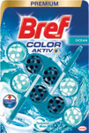 Bref tuhý WC blok Color Aktiv Ocean 2 x 50 g