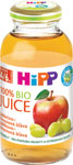 HiPP BIO Jablkovo-hroznová šťava 200 ml - Leros detský čaj s ovocím 20 x 2 g  | Teta drogérie eshop