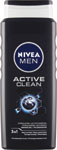 Nivea Men sprchovací gél Active Clean500 ml - Adidas sprchový gél Ice Dive pánsky 400 ml | Teta drogérie eshop