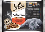 Sheba kapsičky pre dospelé mačky šťavnatý výber v šťave 4 x 85 g - Sheba Fresh & Fine kapsičky losos a tuniak pre dospelé mačky 6 x 50 g | Teta drogérie eshop