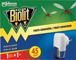 Biolit elektrický odparovač + náhradná naplň 45 nocí - Teta drogérie eshop