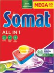 Somat tablety do umývačky riadu All in 1 Lemon & Lime 80 Tabs - Jar Platinum Plus tablety do umývačky riadu Fresh Herbal 54 ks | Teta drogérie eshop