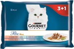 Gourmet Perle Gravy Delight Multipack s lososom a s tuniakom v ochutených omáčkach 4x85 g - Teta drogérie eshop