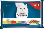 Gourmet Perle Gravy Delight Multipack s kuraťom a s hovädzím v ochutených omáčkach 4x85 g