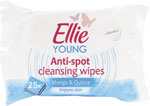 Ellie Young hĺbkovo čistiace pleťové obrúsky pre problematickú pleť Mango & Quince 25 ks - Ellie Young Anti-acne čistiaca maska 2x8 ml | Teta drogérie eshop