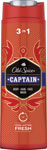 Old Spice sprchový gél Captain 400 ml - Fa MEN sprchovací gél Kick-Off 750 ml | Teta drogérie eshop