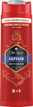 Old Spice sprchový gél a šampón 3v1 Captain 400 ml