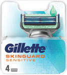 Gillette Skinguard náhradné hlavice 4 ks - Gillette Fusion strojček + 2 hlavice | Teta drogérie eshop