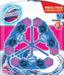 Domestos WC blok Power 5+ Blue Water 3 ks Pink