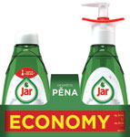 Jar okamžitá pena s pumpičkou 350 ml + náhradná náplň 375 ml - Jar Extra+ tekutý prostriedok sa umývanie riadu s  Lesné ovocie Vôňou 905 ml | Teta drogérie eshop