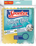 Spontex Magic Effect utierka z mikrovlákna 2 ks - Q-Home ECO hubka na riad 2ks | Teta drogérie eshop