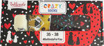 Bellinda darčekova sada ponožky Crazy Socks Box veľkosť 35-38 4 ks - Teta drogérie eshop