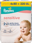 Pampers Wipes (4x80ks/FOL) Sensitive - Teta drogérie eshop