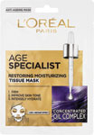 L'Oréal Paris textilná maska Age Specialist 55+ - Floré bylinná pleťová maska biela ľalia & zelený čaj 50 ml | Teta drogérie eshop