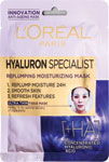 L'Oréal Paris textilná maska Hyaluron Specialist - Double Dare zlatá zlupovacia maska OMG! 3v1 set 16,4 g | Teta drogérie eshop