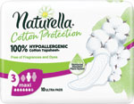 Naturella Cotton hygienické vložky Super 10 ks - Teta drogérie eshop
