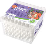 Happy hygienické vatové tyčinky Happy 56 + 8 ks - Happy Mimi prebalovacie podložky extra veľké 90 x 60 cm 5 ks | Teta drogérie eshop