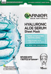 Garnier textilná pleťová maska Aloe vera - Dermacol intenzívna hydratačná maska HT Hyaluron Therapy 3D 16 ml | Teta drogérie eshop