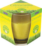 Citronella sviečka v skle proti komárom 250 g - Teta drogérie eshop